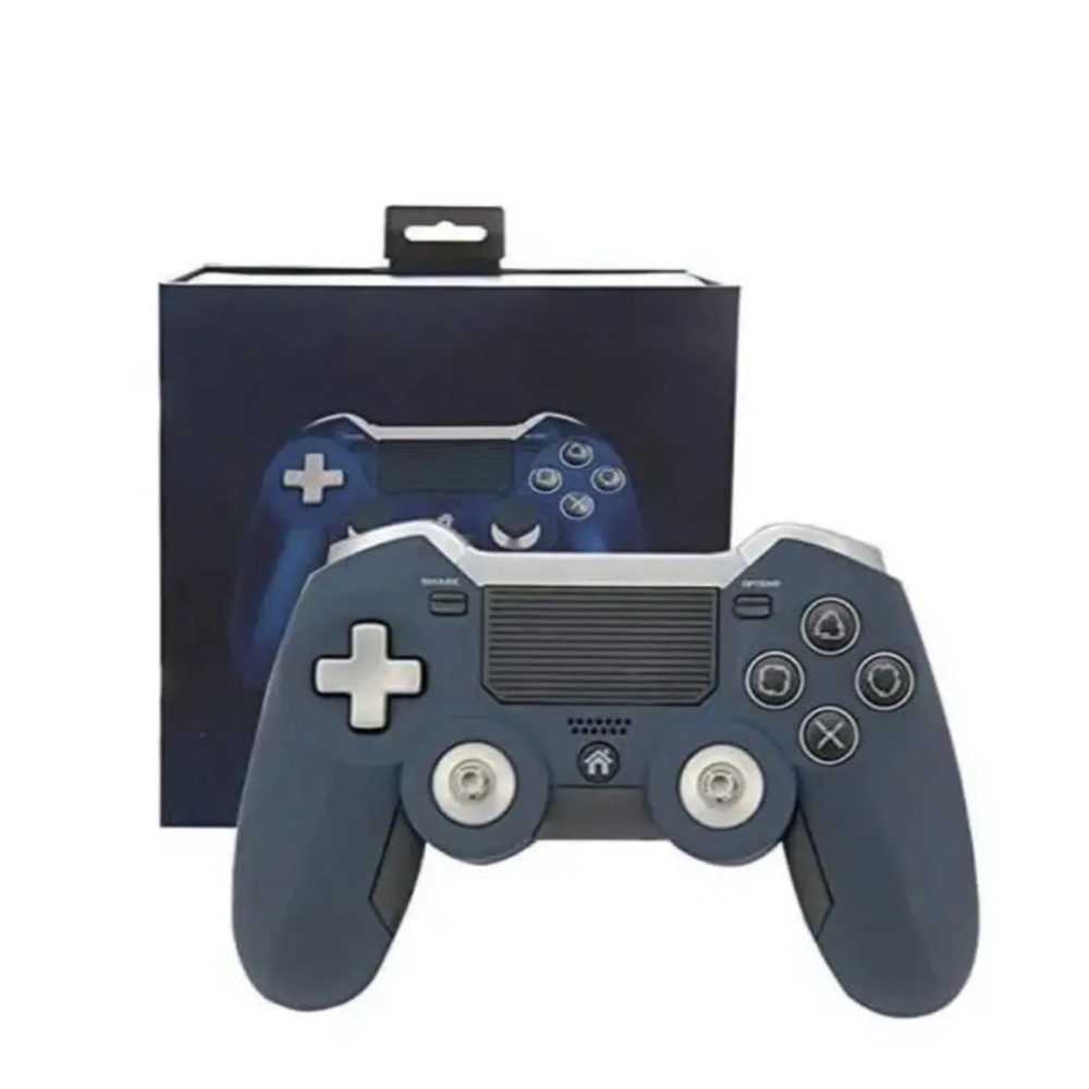 Emio Elite PS4 Controller Remote w/Accs. Paddles New In Box - Blue